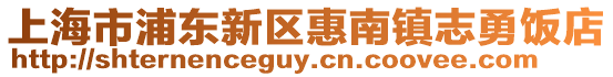上海市浦東新區(qū)惠南鎮(zhèn)志勇飯店