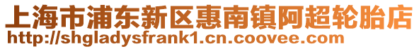 上海市浦東新區惠南鎮阿超輪胎店