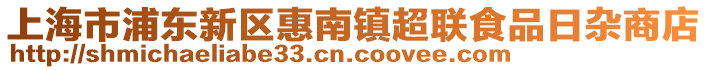 上海市浦東新區惠南鎮超聯食品日雜商店