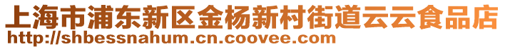 上海市浦東新區金楊新村街道云云食品店