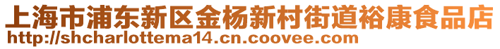 上海市浦東新區金楊新村街道裕康食品店