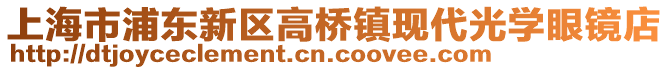 上海市浦東新區高橋鎮現代光學眼鏡店