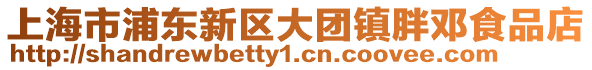 上海市浦東新區大團鎮胖鄧食品店