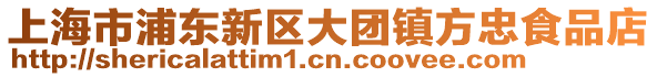 上海市浦東新區大團鎮方忠食品店