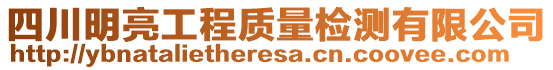 四川明亮工程質(zhì)量檢測(cè)有限公司