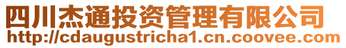 四川杰通投資管理有限公司