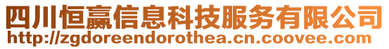 四川恒贏信息科技服務(wù)有限公司