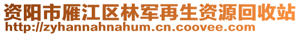 資陽市雁江區(qū)林軍再生資源回收站