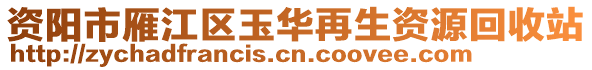 資陽市雁江區(qū)玉華再生資源回收站