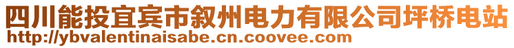 四川能投宜賓市敘州電力有限公司坪橋電站