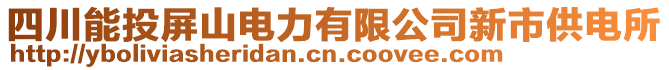 四川能投屏山電力有限公司新市供電所