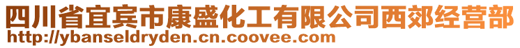 四川省宜賓市康盛化工有限公司西郊經營部