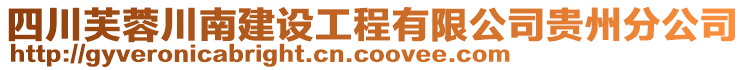 四川芙蓉川南建設(shè)工程有限公司貴州分公司