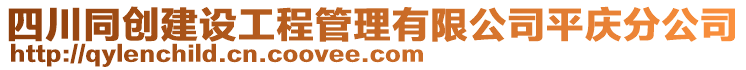 四川同創建設工程管理有限公司平慶分公司