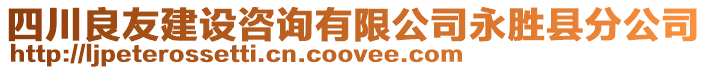 四川良友建設(shè)咨詢有限公司永勝縣分公司