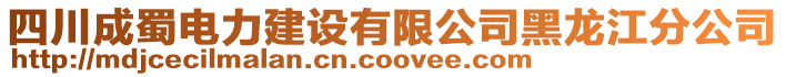 四川成蜀電力建設(shè)有限公司黑龍江分公司