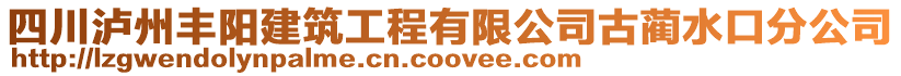 四川瀘州豐陽建筑工程有限公司古藺水口分公司