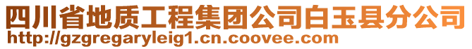 四川省地質工程集團公司白玉縣分公司