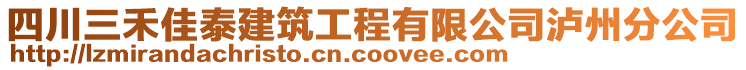 四川三禾佳泰建筑工程有限公司瀘州分公司