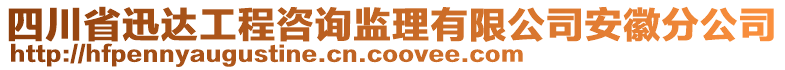 四川省迅達工程咨詢監理有限公司安徽分公司