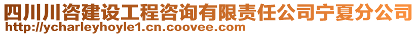 四川川咨建設工程咨詢有限責任公司寧夏分公司