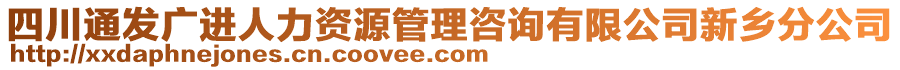 四川通發(fā)廣進人力資源管理咨詢有限公司新鄉(xiāng)分公司