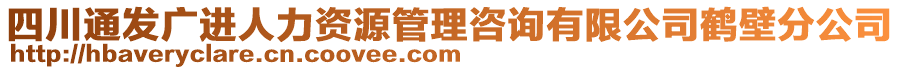 四川通發(fā)廣進(jìn)人力資源管理咨詢有限公司鶴壁分公司