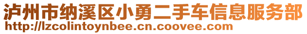 瀘州市納溪區(qū)小勇二手車信息服務(wù)部