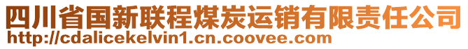 四川省國新聯(lián)程煤炭運銷有限責(zé)任公司