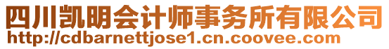 四川凱明會計師事務(wù)所有限公司