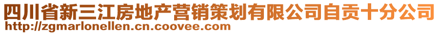 四川省新三江房地產(chǎn)營(yíng)銷策劃有限公司自貢十分公司