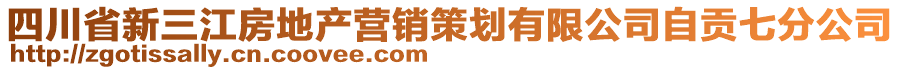 四川省新三江房地產(chǎn)營銷策劃有限公司自貢七分公司