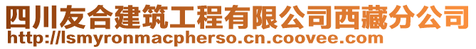 四川友合建筑工程有限公司西藏分公司