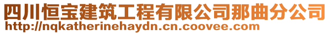 四川恒寶建筑工程有限公司那曲分公司