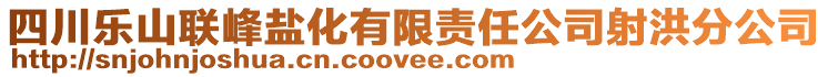 四川樂(lè)山聯(lián)峰鹽化有限責(zé)任公司射洪分公司