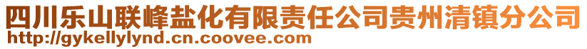 四川樂山聯峰鹽化有限責任公司貴州清鎮分公司
