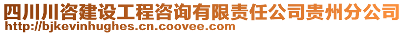 四川川咨建設(shè)工程咨詢有限責(zé)任公司貴州分公司