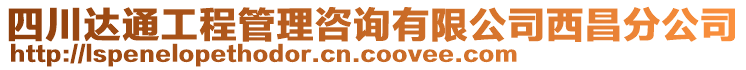 四川達通工程管理咨詢有限公司西昌分公司