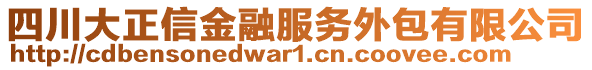 四川大正信金融服務(wù)外包有限公司