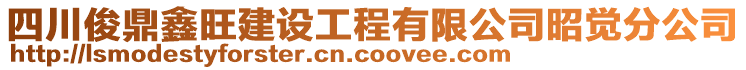 四川俊鼎鑫旺建設(shè)工程有限公司昭覺分公司