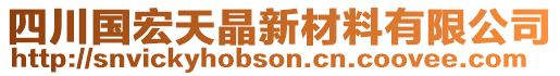 四川國(guó)宏天晶新材料有限公司