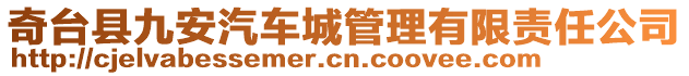 奇臺縣九安汽車城管理有限責任公司