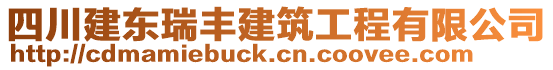 四川建東瑞豐建筑工程有限公司