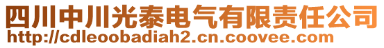 四川中川光泰電氣有限責任公司