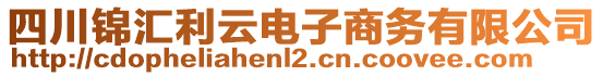 四川錦匯利云電子商務(wù)有限公司