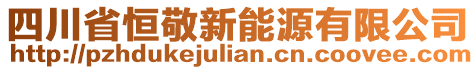 四川省恒敬新能源有限公司