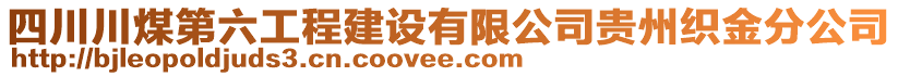 四川川煤第六工程建設(shè)有限公司貴州織金分公司