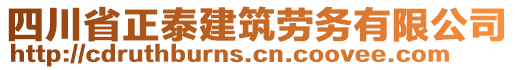 四川省正泰建筑勞務有限公司