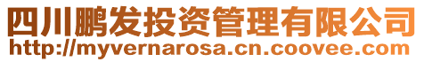 四川鵬發投資管理有限公司