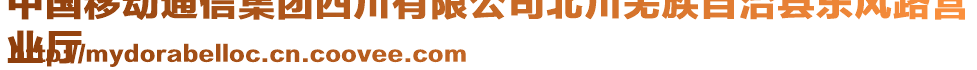 中國移動通信集團四川有限公司北川羌族自治縣東風路營
業(yè)廳